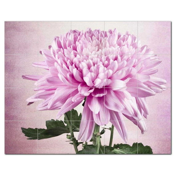 Flower Photo Ceramic Tile Mural Kitchen Backsplash Bathroom Shower, 404833-XL54