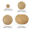 thumbnail image 4 of Woven Placemats, 13.5'' Round Plate Charger Natural Water Hyacinth Heat Resistant Non-Slip Weave Placemats Farmhouse Straw Braided Rattan Tablemats Wicker Coaster for Dining Table, 4 of 9