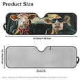 thumbnail image 5 of KUIFORTI Funny Sun Shade Windshield Cover Cute Cow Window Sun Visor for UV Rays & Heat Protection, Easy to Install, 5 of 6