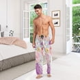 thumbnail image 7 of Men's Pajama Bottoms Spring Wildflowers Drawstring Lounge Pants Soft Sleepwear Separate Bottoms for Men, 7 of 7