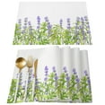 thumbnail image 2 of Plants Lavender Flower Purple White Table Runner Home Wedding Table Mat Centerpieces Decoration Party Dining Long Tablecloth, 2 of 6