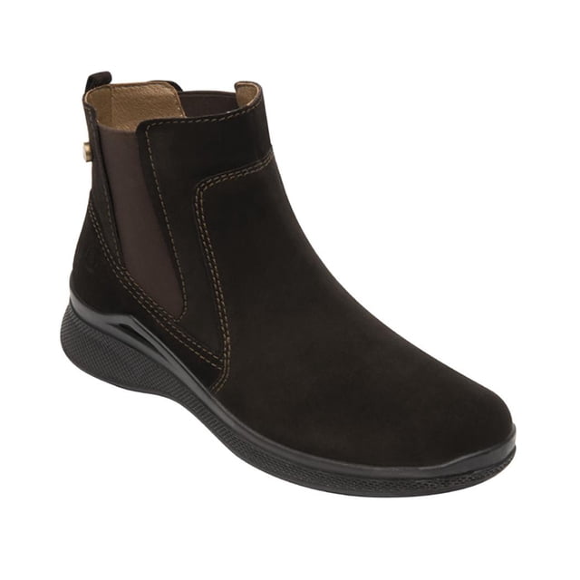 Flexi Mujer Botín Con Elástico Gamuza Café Casual 37513 cafe 25.5 Flexi 37513C