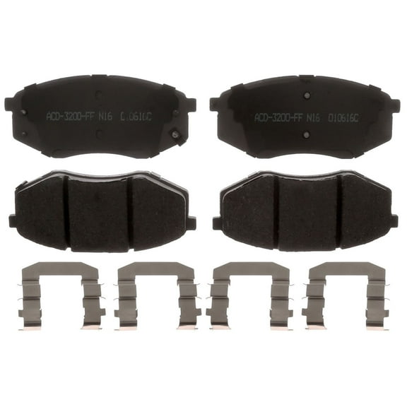 ACDelco Disc Brake Pad Set Fits select: 2010-2012 HYUNDAI TUCSON, 2011 KIA SPORTAGE