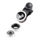 thumbnail image 1 of sweethay Lente de teléfono profesional 3 en 1 Accesorios de clip de fácil instalación Amplio 180 grados Viaje Fisheye Len Holiday Beach Dispositivos antirrobo, 1 of 5
