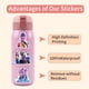 thumbnail image 4 of 55 PCS KPop Demon Hunters Stickers Cute Cartoon Characters Waterproof Decals for Water Bottles, Computers, Skateboards,Great Gifts for Fans, 4 of 7