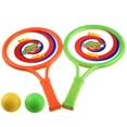 thumbnail image 2 of Kids Tennis Racket Set Portable Tennis Racquet Set with Ball for Outdoor Sports, 2 of 6