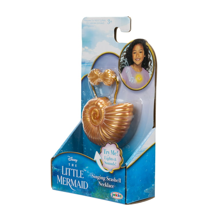 Disney Little Mermaid Ariel Singing Seashell Necklace Inspired by the Movie