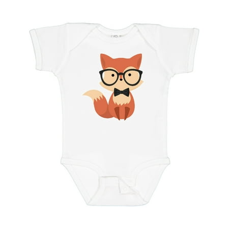 

Inktastic Cute Hipster Fox Gift Baby Boy or Baby Girl Bodysuit