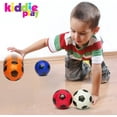 Kiddie Play Set of 4 Soft Balls for Toddlers 4" Soccer Ball for Kids