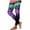 A101-Black, variant on Purple Mardi Gras Yoga Pants Ribbon Bow Print Festival Leggings Soft Brushed Holiday Tights Purple,M