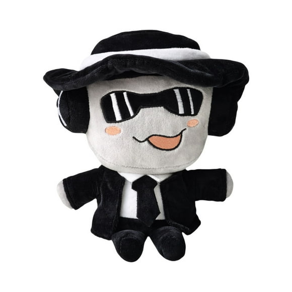 New Roblox Plush Cute Black Suit Man Doll Chance Plush Plush Toy
