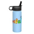 thumbnail image 2 of Numberblocks Insulated Water Bottle with Straw Lid, 18 oz Double Wall Vacuum Stainless Steel Kids Cup, Leak Proof Sports Thermos for Travel Fitness Hiking Outdoors, 2 of 8