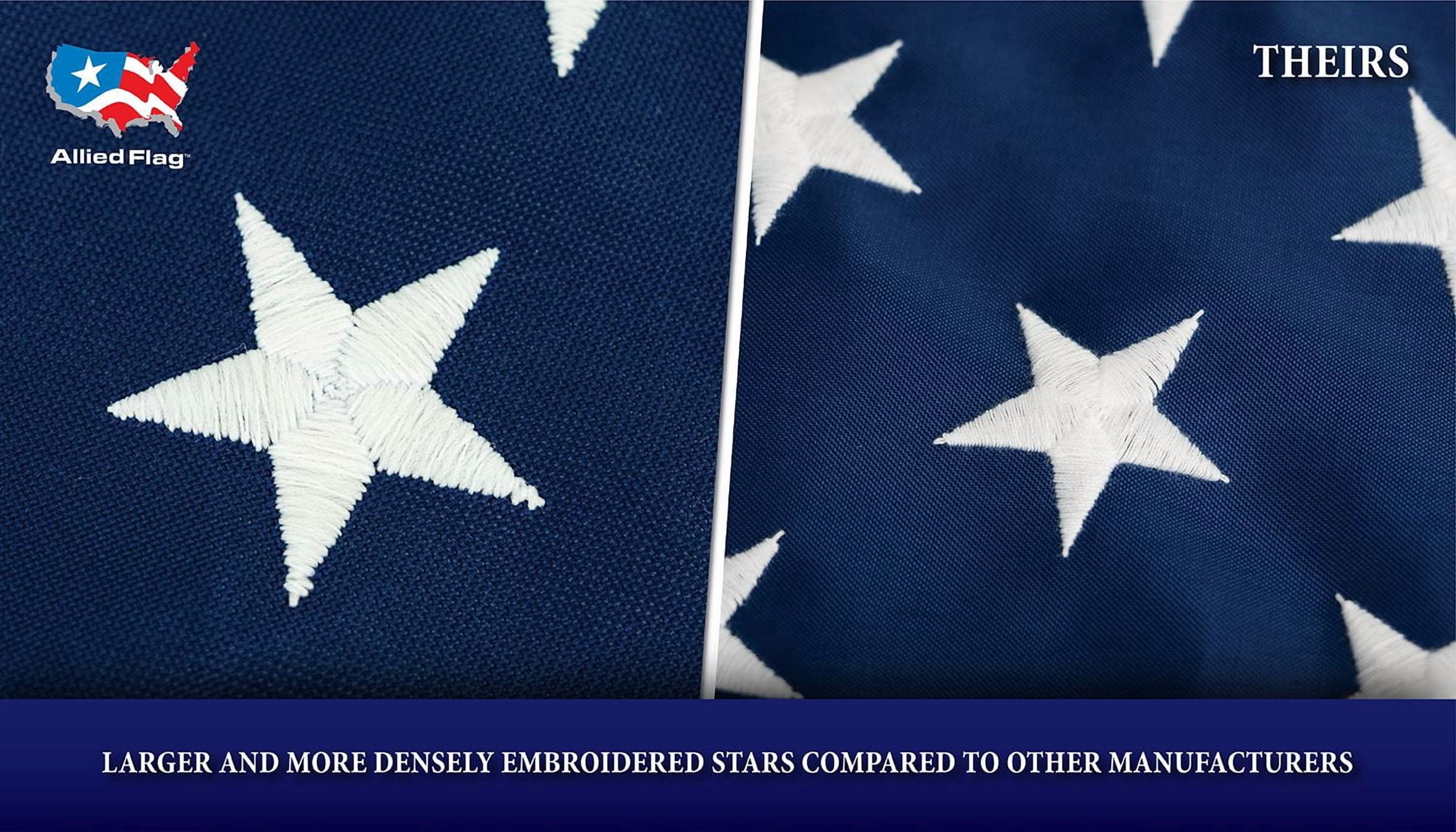 Allied Flag U.S. Flag - 3' x 5' Embroidered Polyester