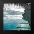 thumbnail image 2 of Rodriguez, Jairo 12x12 Black Modern Framed Museum Art Print Titled - On a Teal Beach II, 2 of 5