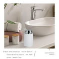 thumbnail image 6 of White Bathroom Accessories Set 4 PCS, Black Bathroom Accessories, Plastic Soap Dispenser and Toothbrush Holder Set, Soap Dish and Mouthwash Cup, Boho Bathroom Decor, Bathroom Set, 6 of 6