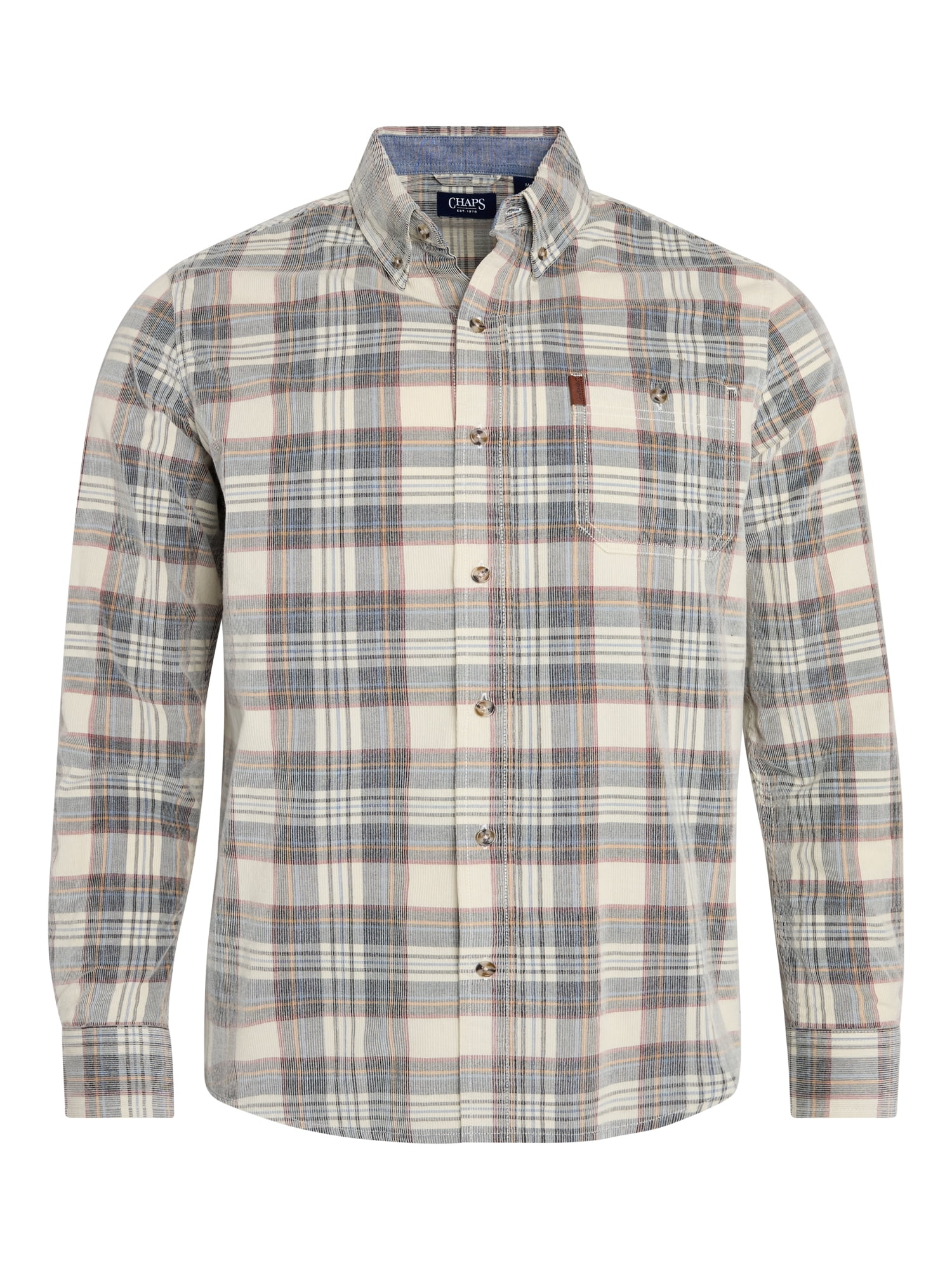 Chaps Men's & Big Men's Corduroy Flannel Shirt, Sizes S-3XL