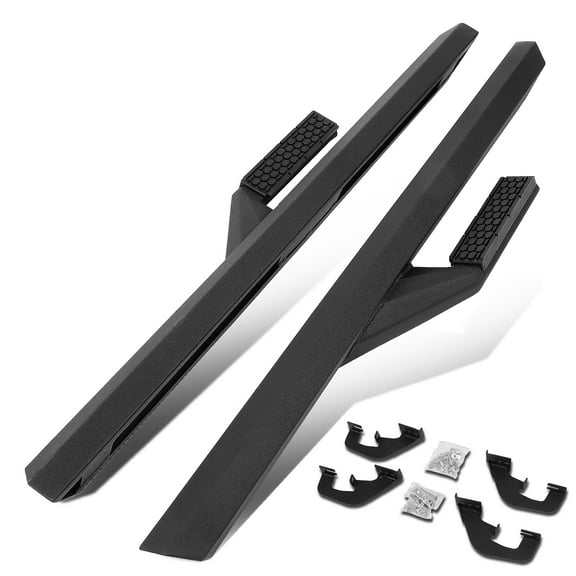DNA Motoring STEPB-ZTL-8127 For 2007 to 2019 Chevy Silverado GMC Sierra Standard Cab 3" Powderedcoated L-Bar Running Board Side Step Bars 08 09 10 11 12 13