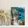 thumbnail image 2 of Mediterranean Coastal Village Canvas Print/Wall Art， Perfect for Living Room， Bedroom， Bathroom， Kitchen， and Office Decor, 2 of 8