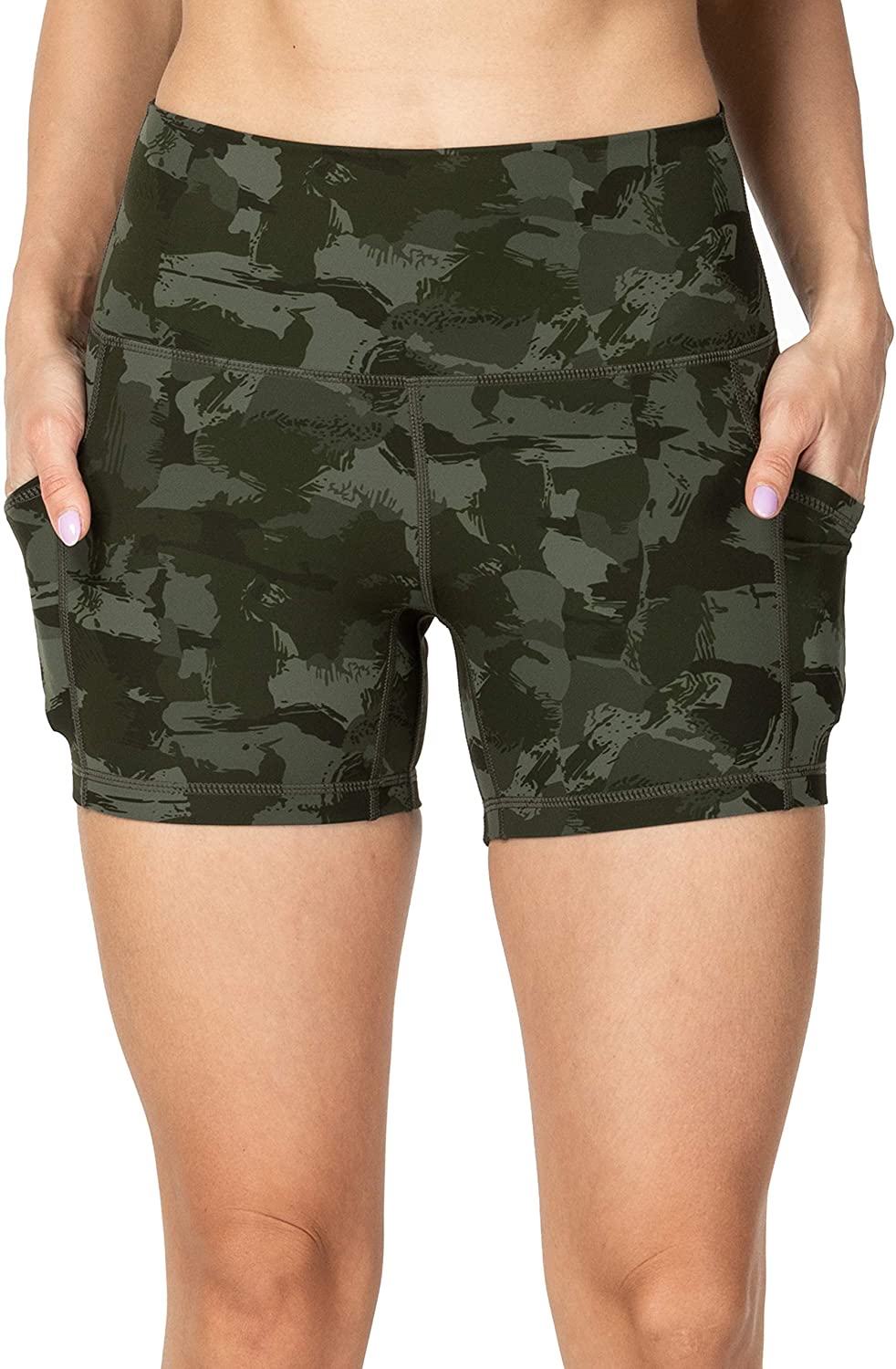 Biker Shorts for Women with Pockets 