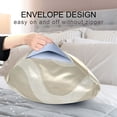 thumbnail image 4 of Yayeee Pillowcase King Size Set of 2 Satin Wrinkle Resistant Pillow Case, Light Brown Pattern, 4 of 7