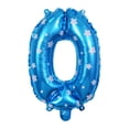 thumbnail image 1 of Bearachild Globo de feliz cumpleaños para celebración festiva y alegre Decoración efectiva Globo de aluminio con números Kits de decoración para fiestas 0 azul 16 pulgadas, 1 of 6