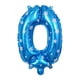 thumbnail image 1 of Globo de número Wosthever 0 azul 16 pulgadas decoración de cumpleaños, 1 of 6