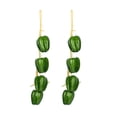 thumbnail image 1 of Guirnalda de verduras artificiales con forma de guirnalda de verduras simuladas, verduras decorativas realistas., 1 of 8