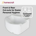 thumbnail image 4 of Homecraft Savanah Raised Toilet Seat, 6" High, 1 Pack, 4 of 6