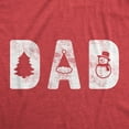 thumbnail image 2 of Mens Dad Christmas Tshirt Funny Xmas Holiday Party Tee for Father Graphic Graphic Tees, 2 of 9