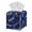 Blue Dragonfly Galaxy, variant on POLERO Stylish Tissue Box Holder Green Marble Square Tissue Cube Cover Leather Facial Organizer for Bathroom, Tabletop, Car, Night Stands, Office, Home, Kitchen, 5.1''X5.1''X5.5''