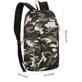 thumbnail image 4 of ZPAQI Gym Sports Duffle Bag Backpack Camouflage Mountaining Bag Travel Weekender Bag, 4 of 15