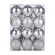 thumbnail image 4 of 24x Bolas Navideñas Adornos Navideños Surtidos Decoraciones Navideñas Navidad Plata, 4 of 9