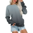 thumbnail image 5 of kytmyeq Women's Shirt Casual Long Sleeved Halloween Printed Round Neck Raglan T-shirt Top, 5 of 5
