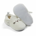 thumbnail image 7 of 9-12 Months Baby Boys Girls Shoes Non-Slip Infant First Walkers Baby Walking Shoes Pre Step Shoes For Boys And Girls Indoor Anti-skid Overshoes Cartoon Baby Comfortable Walking Shoes White, 7 of 7
