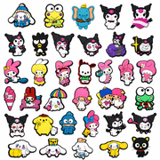 IVASKY 30 Pcs Kawaii Friends Shoe Charms for Clogs, Cute Japanese Cartoon Clog Decoration Pins for Girls Kids Teens Party Favor Gift