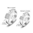 thumbnail image 3 of Sonducket Anillo elegante en forma de corazón reemplazo romántico decorativo anticorrosivo brillante boda anillos ajustables joyería Ropa, zapatos y accesorios Miscelánea Hombres, 3 of 6