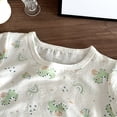 thumbnail image 5 of KPOPLK Toddler Girls Pajamas Kids Pajamas Set Ruffled Short Sleeves Summer Pjs Sleepwear for Girl Size 4-5 Years, 5 of 9