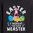 thumbnail image 3 of SpongeBob Squarepants - SpongeBob's Easter - Men's Long Sleeve T-Shirt, 3 of 6