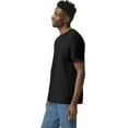 thumbnail image 5 of Gildan Short Sleeve Crewneck T-Shirt, Softstyle Midweight Classic Shirt, Pitch Black Tee, XL, 5 of 5