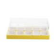 thumbnail image 2 of Caja de almacenamiento de piezas de movimiento de reloj, 5 compartimentos, herramientas de reparación, bandeja de relojero Amarillo, 2 of 8
