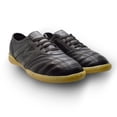 thumbnail image 2 of Manriquez Botines de fútbol piel tachones turf césped artificial negro, 2 of 5