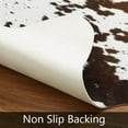 thumbnail image 3 of YJ.GWL Faux Cow Print Area Rugwith No-Slip Backing For Living Room, Offfice, Room Decor,4.6'x5.2', 3 of 8