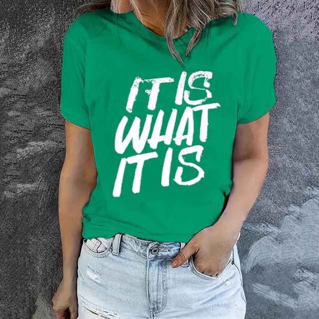 LSLJS T-Shirt Graphique à Manches Courtes Col Rond Décontracté Printemps et Été pour Femmes, Cadeaux pour Femmes