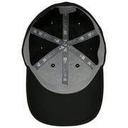 Superman Symbol Black on Black New Era 39Thirty Fitted Hat-Medium/Large