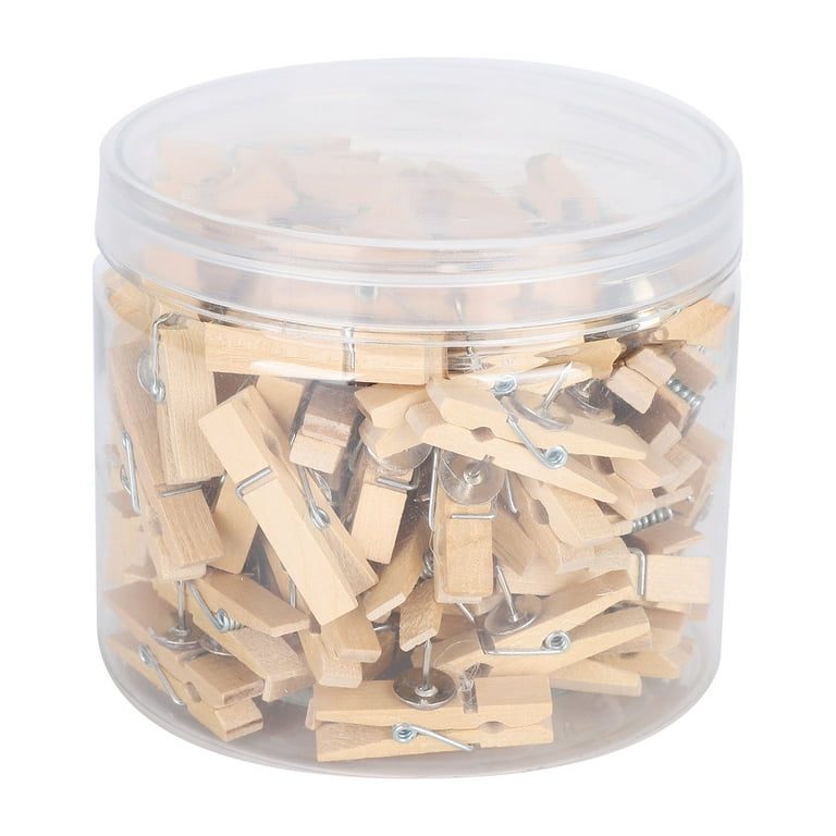 Juvale Mini Wooden Clothespins for Crafts, Tiny Photo Clips (1 x 0.4  Inches, 500 Pack) 