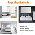 thumbnail image 5 of 4 Pieces Mirror Spring Clips Mirror Hanger Clips Mirror Clamp Mounting Mirror Holders with Studs and Screws for Mirror Mounting Hangers Can Support, 5 of 5