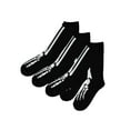 thumbnail image 2 of TeeHee Novelty Happy Halloween Fun Crew Socks for Women 3-Pack (Bones), 2 of 9