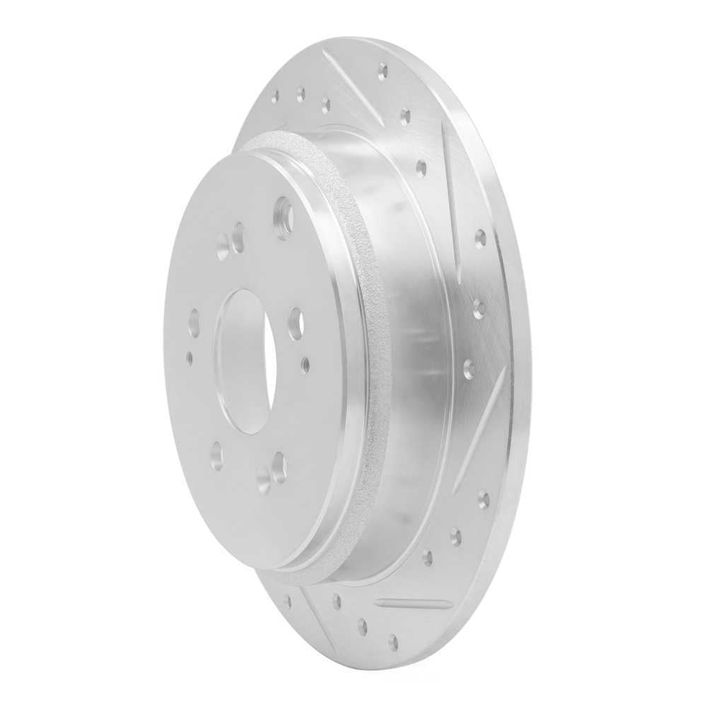 Dynamic Friction Company 631-59050R DFC Brake Rotor - Drilled And Slotted - Silver