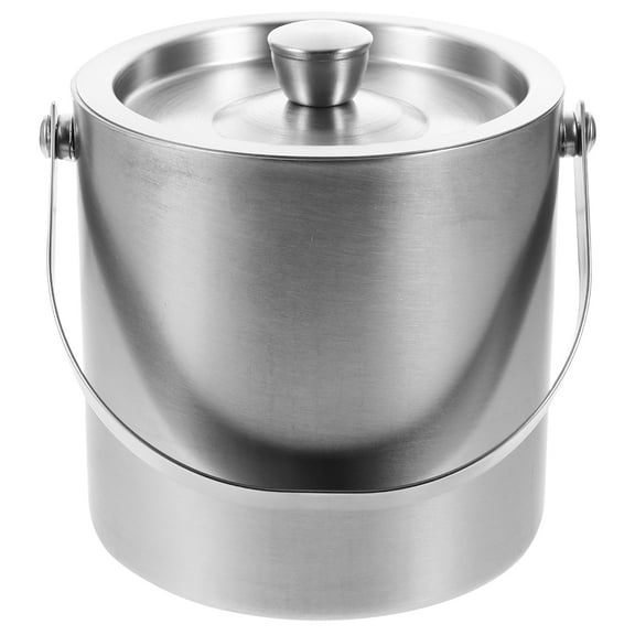 Raindrops Stainless Steel Beverage Tub with Lid - 1.8L Capacity for Parties & Weddings