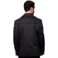 thumbnail image 2 of West End Men's "Willard" Double Breasted Pea Coat - Charcoal - 38R, 2 of 2